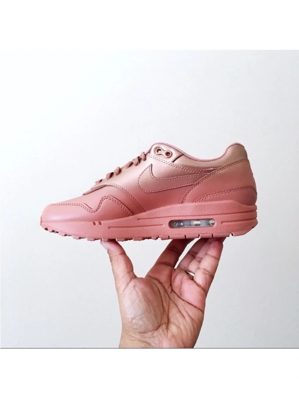 Nike Women's Air Max 1 LX Rose Gold Dusty Pink Women’s Sneakers
